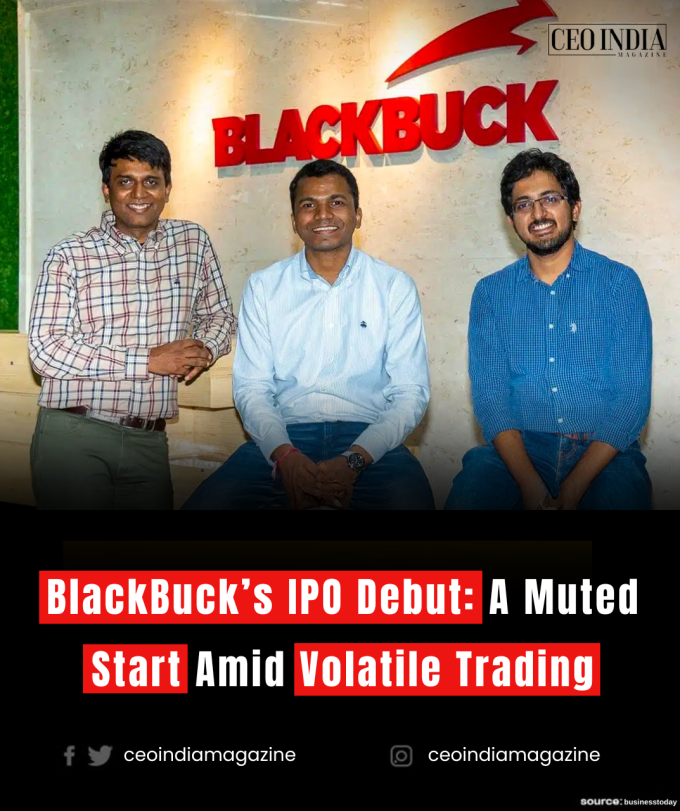 BlackBuck’s IPO Debut: A Muted Start Amid Volatile Trading