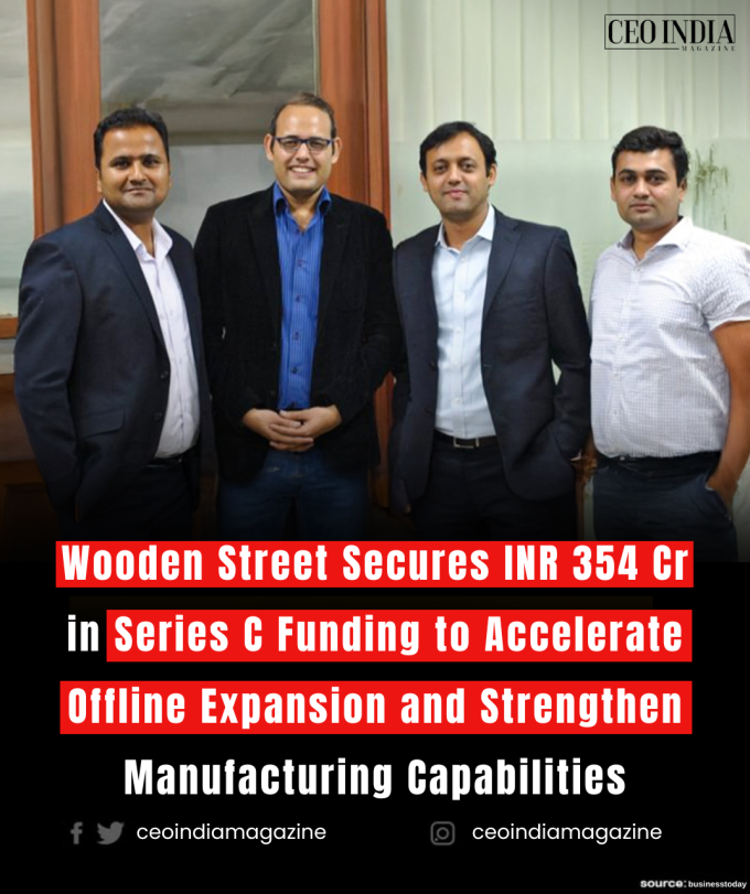 Wooden Street Secures INR 354 Cr in Series C Funding to Accelerate Offline Expansion and Strengthen Manufacturing Capabilities