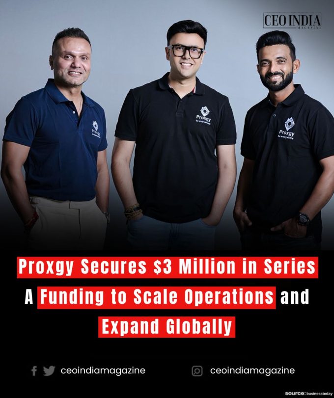 Proxgy Secures $3 Million in Series A Funding to Scale Operations and Expand Globally