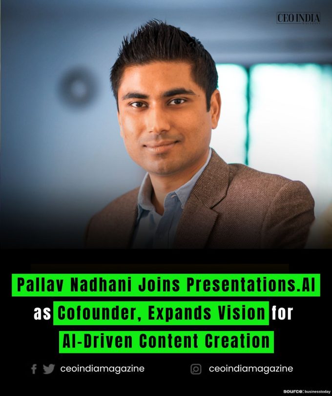 Pallav Nadhani Joins Presentations.AI as Cofounder, Expands Vision for AI-Driven Content Creation