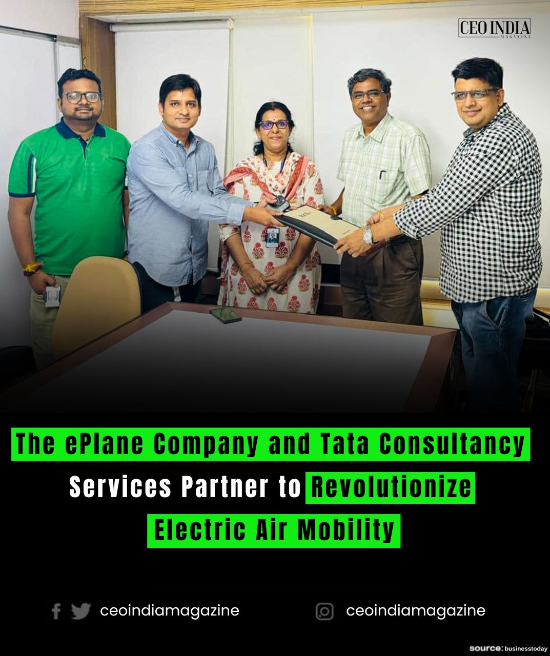 The ePlane Company and Tata Consultancy Services Partner to Revolutionize Electric Air Mobility