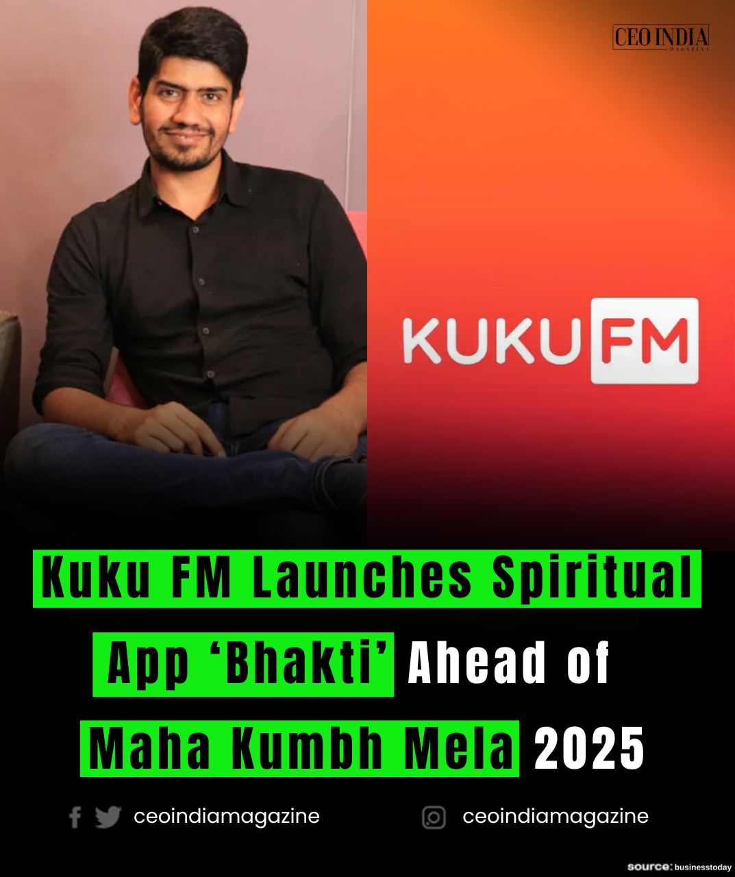 Kuku FM Launches Spiritual App ‘Bhakti’ Ahead of Maha Kumbh Mela 2025