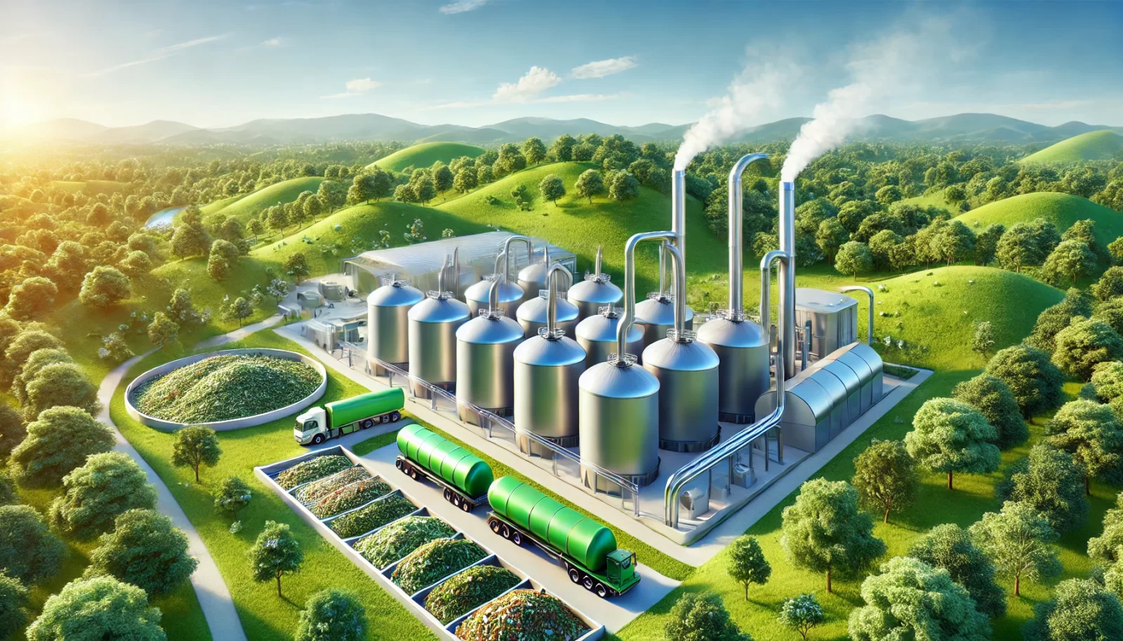 Organic waste into Clean Gas by green elephant