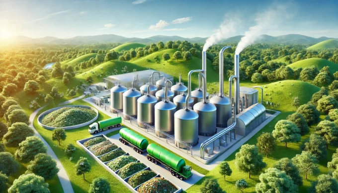 Organic waste into Clean Gas by green elephant