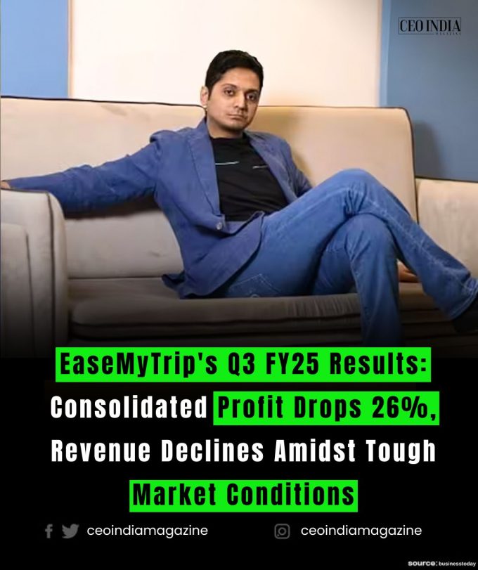 EaseMyTrip's Q3 FY25 Results: Consolidated Profit Drops 26%, Revenue Declines Amidst Tough Market Conditions