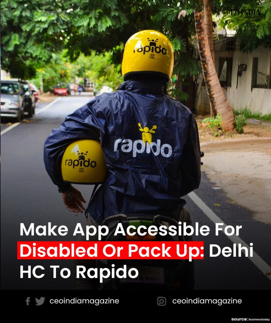 Delhi High Court Raps Rapido for Failing to Ensure Accessibility for Specially-Abled Users