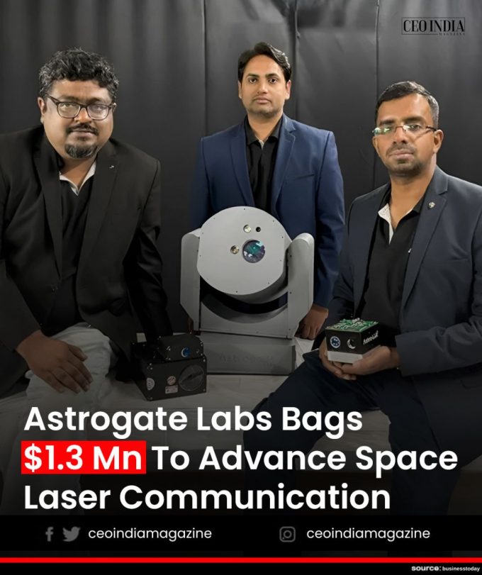 Astrogate Labs Secures $1.3 Million in Pre-Series Funding to Accelerate Laser Communication Solutions