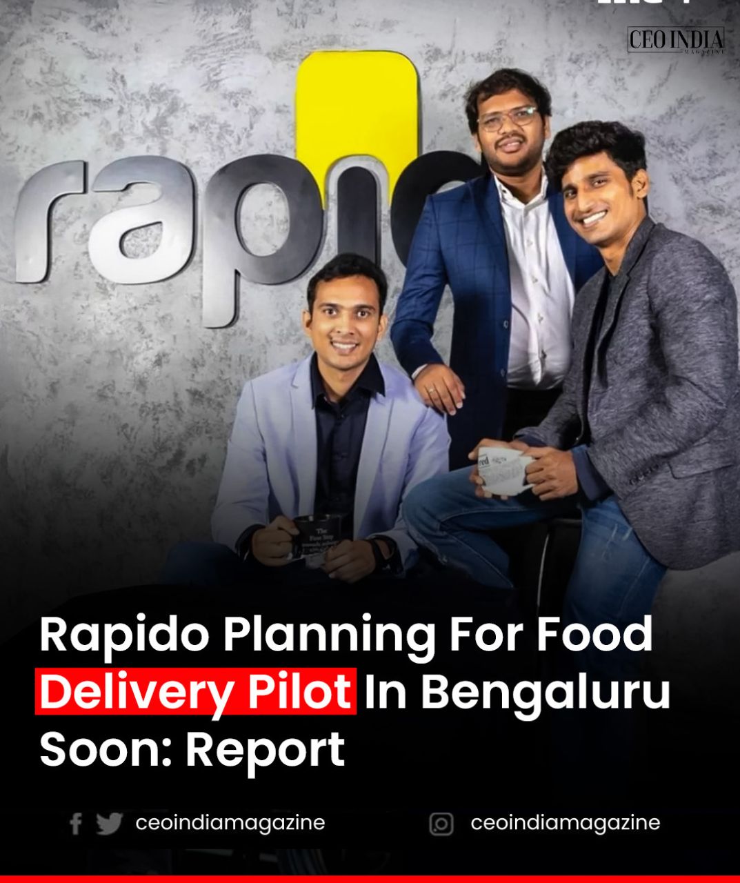 Rapido Set to Launch Food Delivery Pilot in Bengaluru: Partners with Top Restaurant Chains