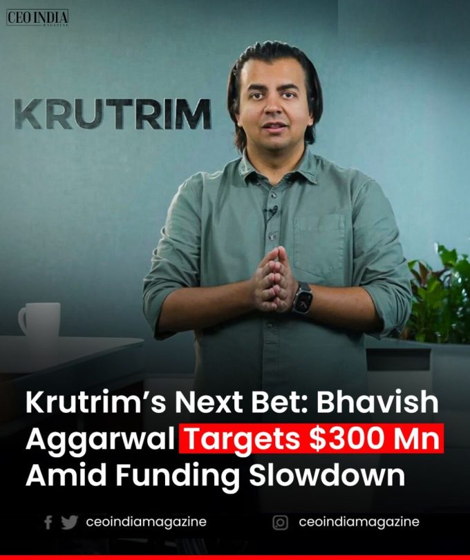 Ola Founder Bhavish Aggarwal Seeks $300 Million for AI Startup Krutrim Amid Challenging Market Conditions