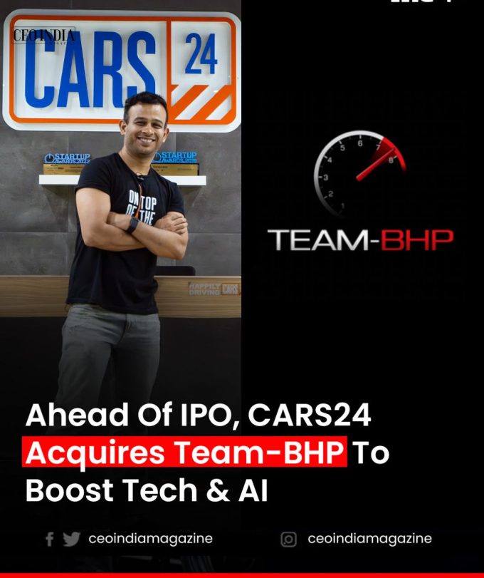 Cars24 Acquires Team-BHP to Strengthen Tech and AI Capabilities in Automotive Space