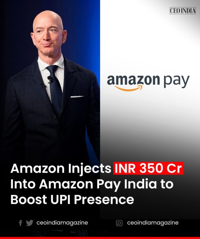 Amazon Injects ₹350 Cr Into Amazon Pay India to Boost UPI Market Presence