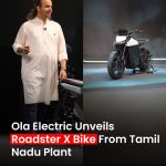 Ola Electric Launches Roadster X Motorcycle Series from Futurefactory in Tamil Nadu