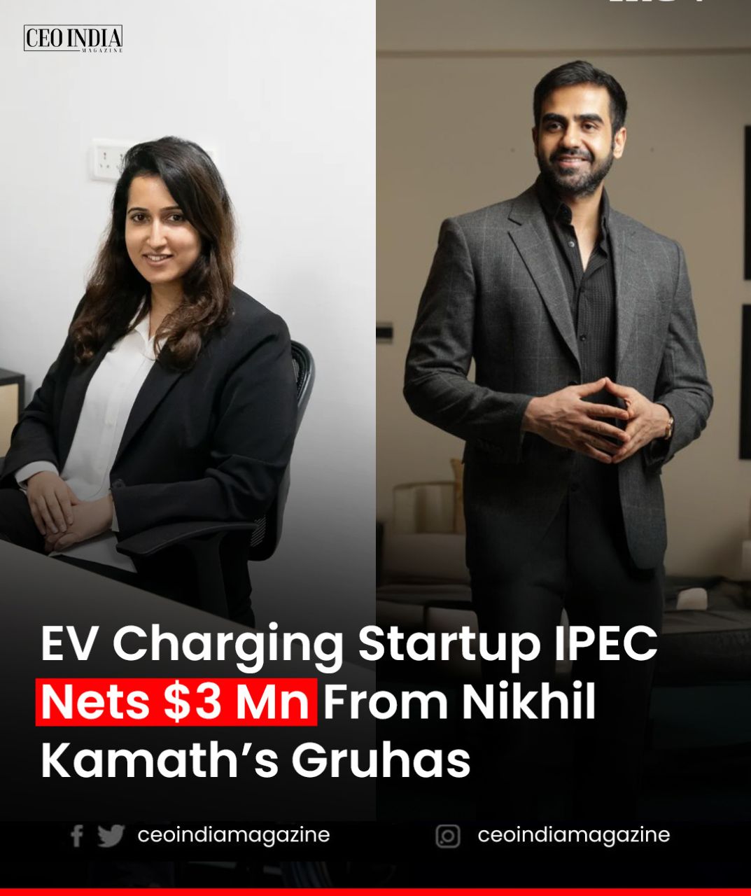 Bengaluru-Based EV Charging Startup IPEC Secures $3 Million Funding from Gruhas to Drive Global Expansion