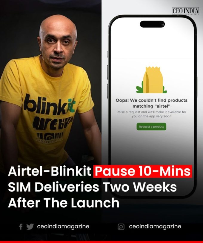Blinkit and Airtel Suspend 10-Minute SIM Delivery Service After DoT Flags KYC Concerns