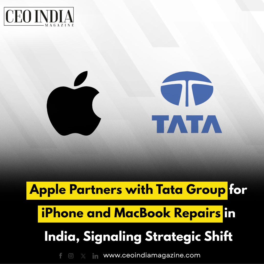 Apple Partners with Tata Group for iPhone and MacBook Repairs in India, Signaling Strategic Shift