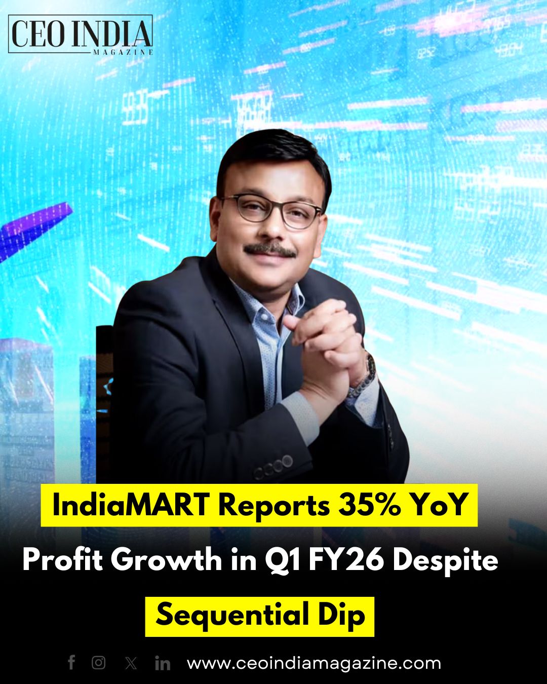 IndiaMART Reports 35% YoY Profit Growth in Q1 FY26 Despite Sequential Dip