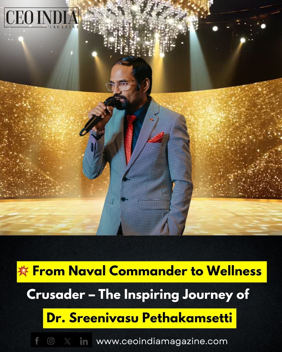 From Salute to Self-Heal: The Journey of Dr. Sreenivasu Pethakamsetti