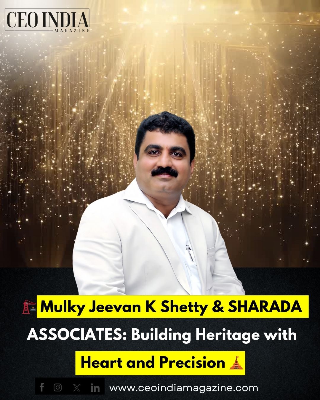 The Story of Mulky Jeevan K Shetty and SHARADA ASSOCIATES