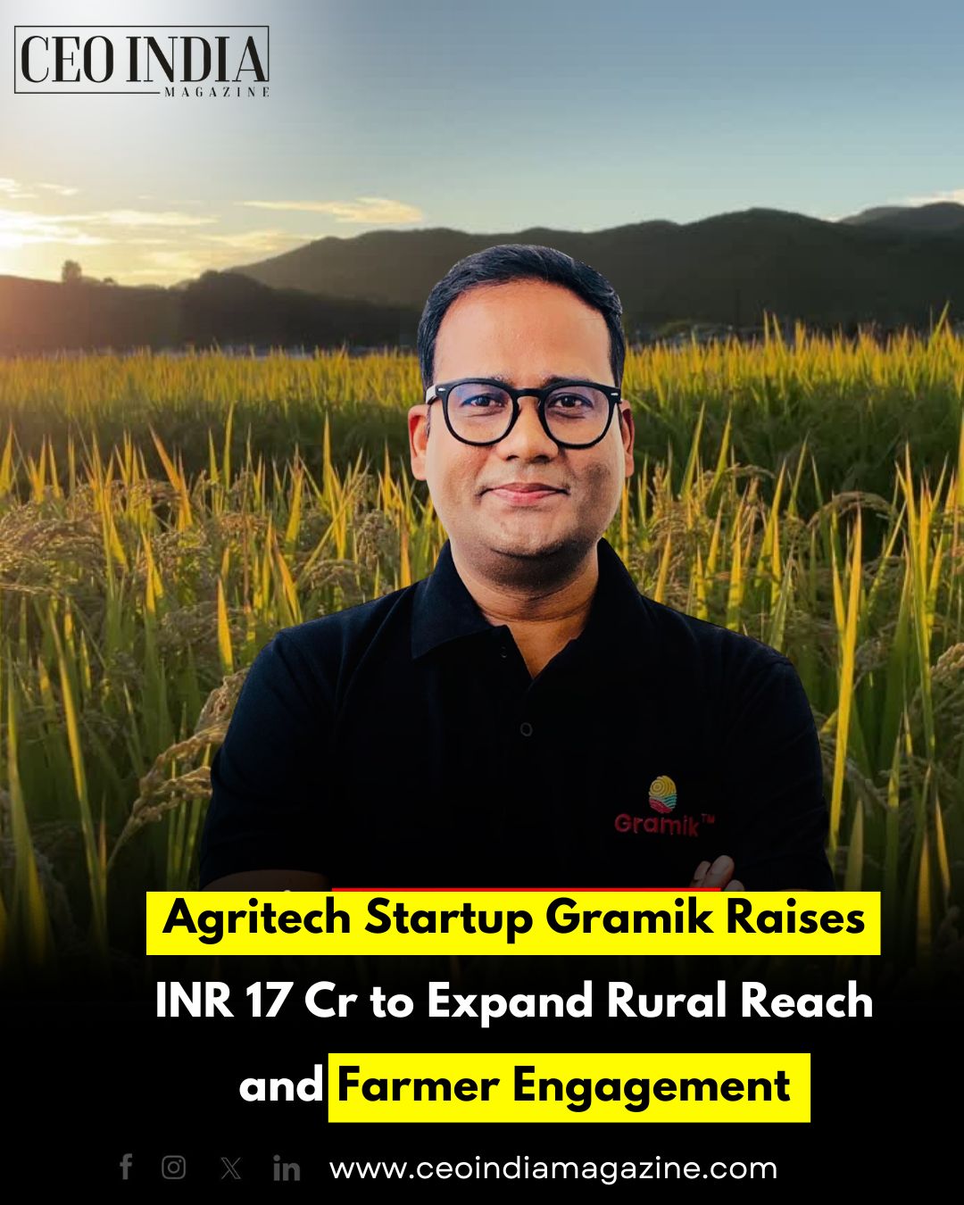 Agritech Startup Gramik Raises INR 17 Cr to Expand Rural Reach and Farmer Engagement
