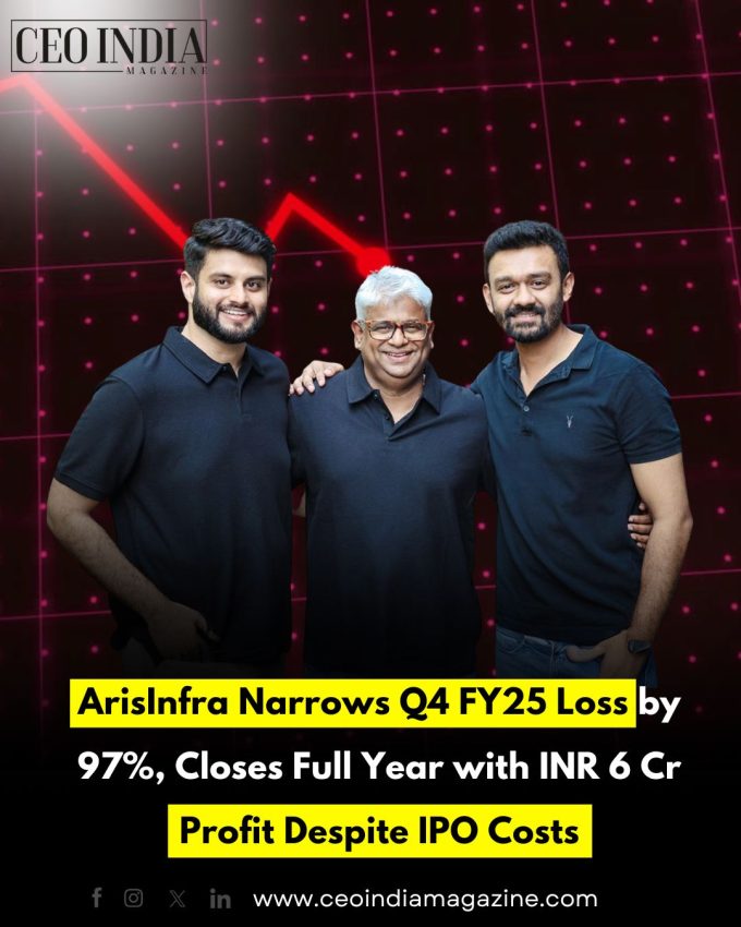 📊 ArisInfra Reports 97% Drop in Q4 Loss, Ends FY25 with INR 6 Cr Profit!