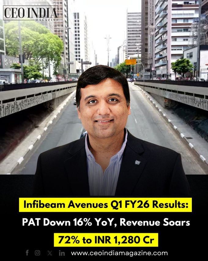 Infibeam Avenues Q1 FY26 Results: PAT Down 16% YoY, Revenue Soars 72% to INR 1,280 Cr