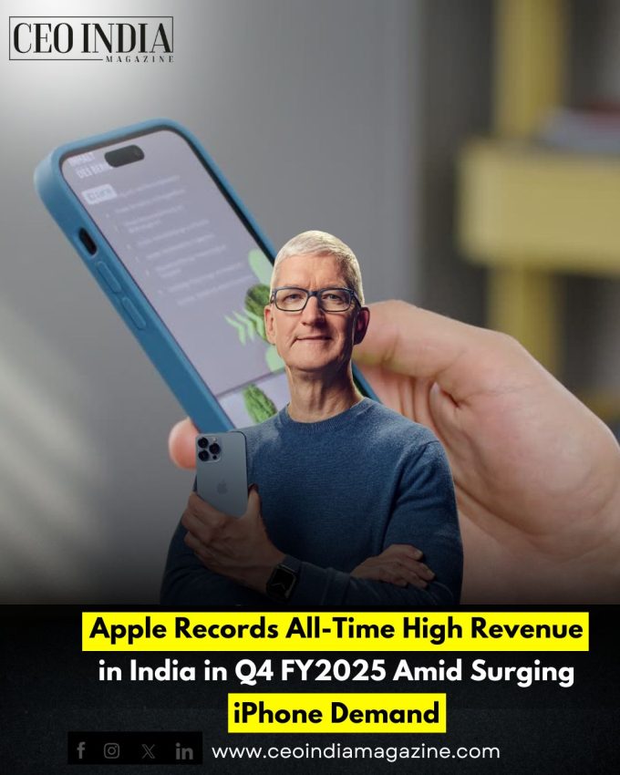 Apple Records All-Time High Revenue in India in Q4 FY2025 Amid Surging iPhone Demand