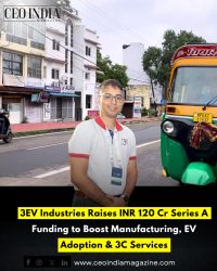 3EV Industries Raises INR 120 Cr Series A Funding to Boost Manufacturing, EV Adoption & 3C Services