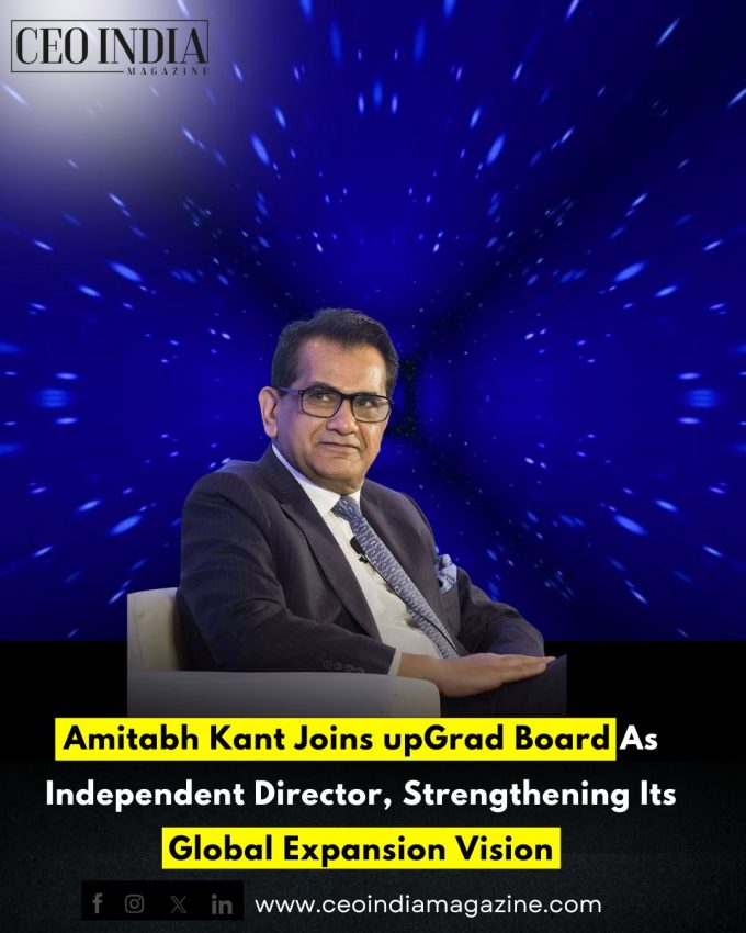 Amitabh Kant Joins upGrad Board As Independent Director, Strengthening Its Global Expansion Vision