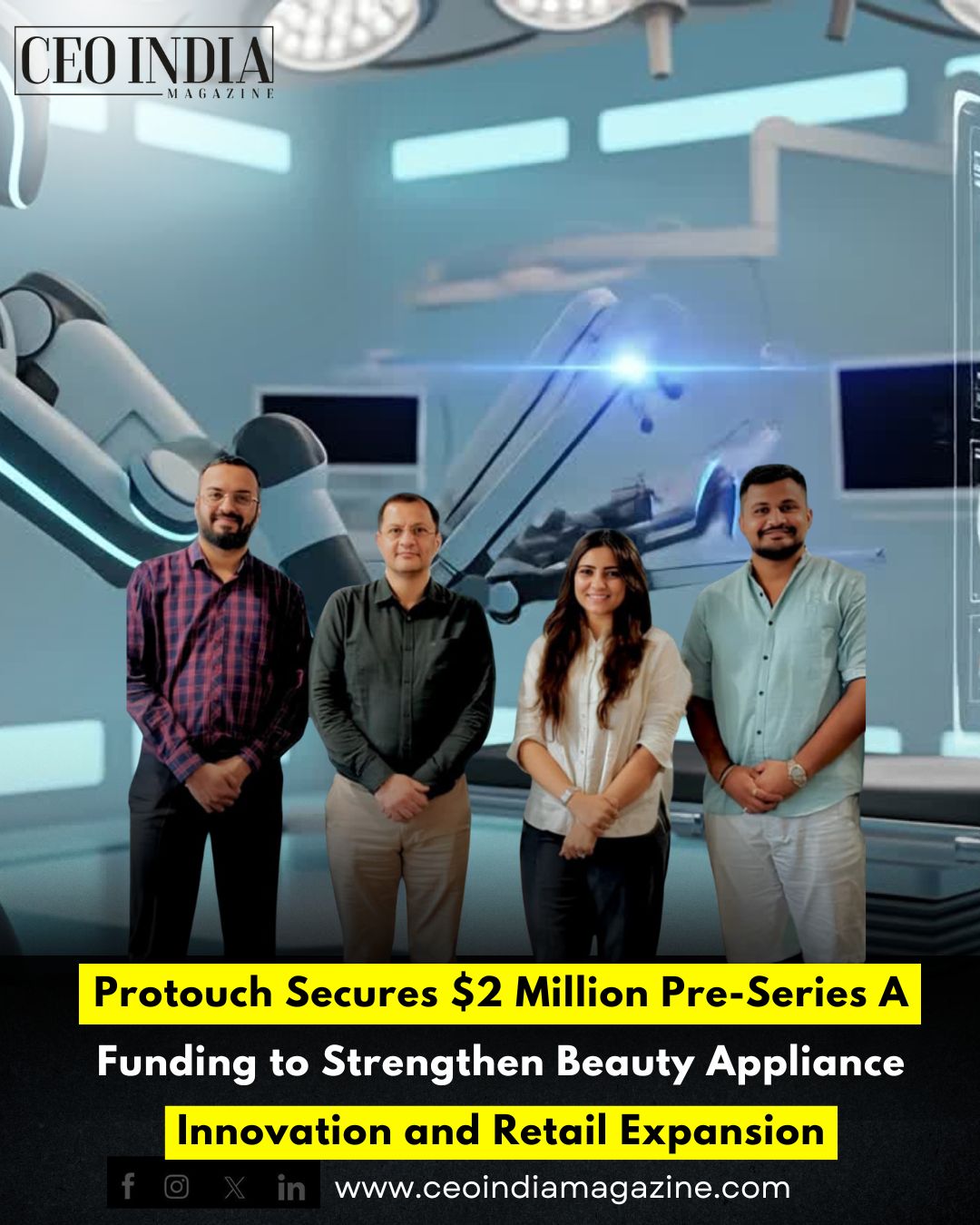 Protouch Secures $2 Million Pre-Series A Funding to Strengthen Beauty Appliance Innovation and Retail Expansion