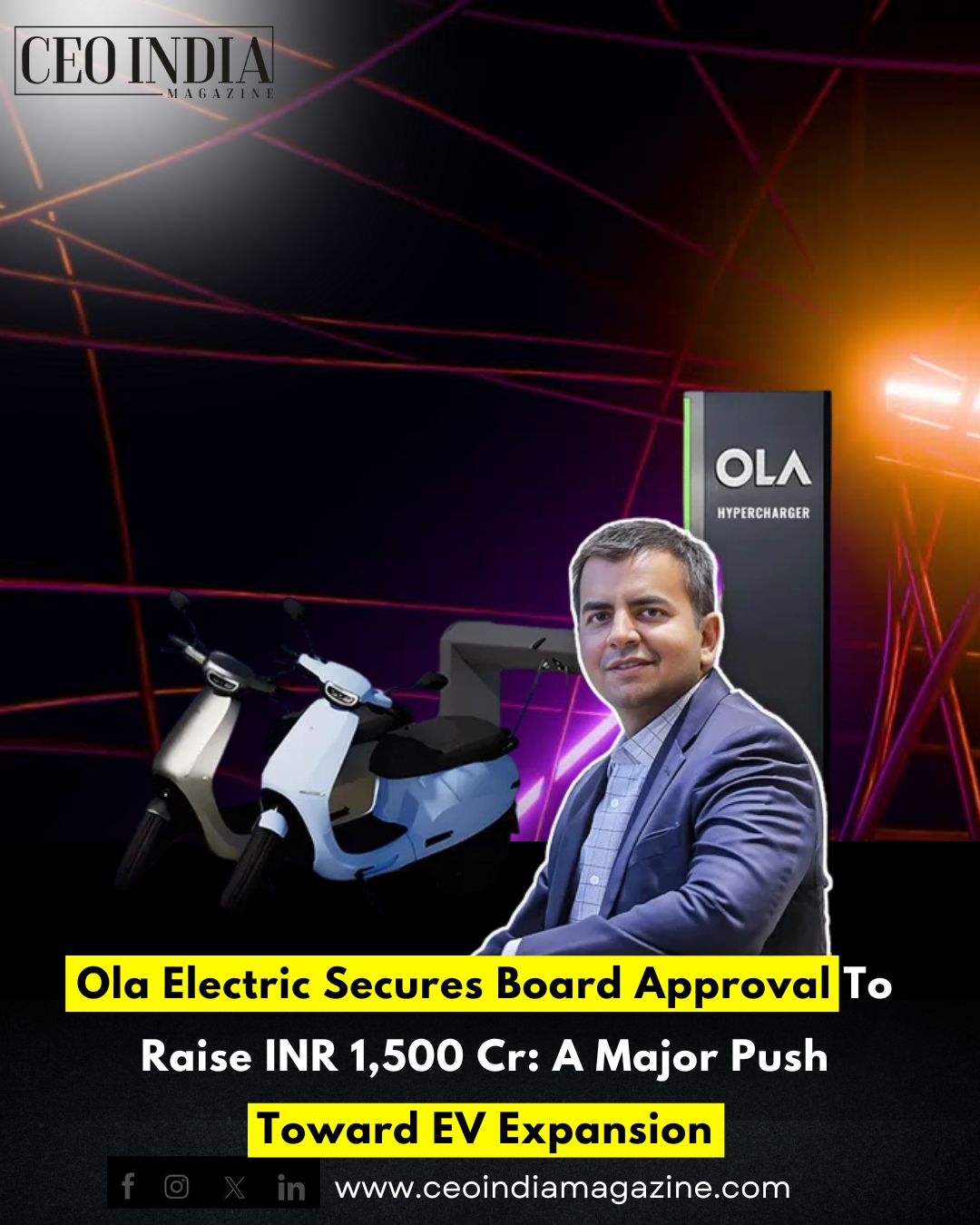 Ola Electric Secures Board Approval To Raise INR 1,500 Cr: A Major Push Toward EV Expansion