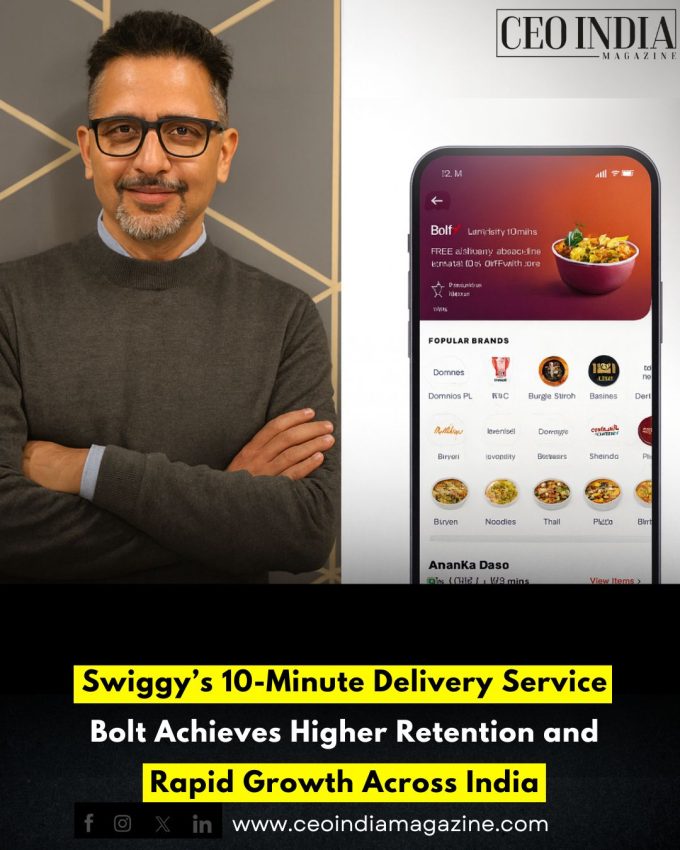 Swiggy’s 10-Minute Delivery Service Bolt Achieves Higher Retention and Rapid Growth Across India