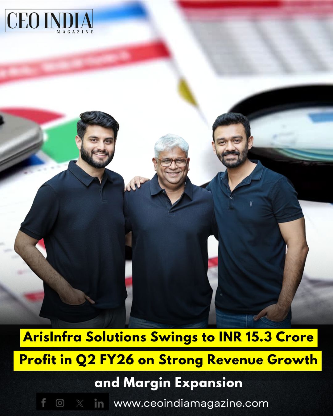 ArisInfra Solutions Swings to INR 15.3 Crore Profit in Q2 FY26 on Strong Revenue Growth and Margin Expansion