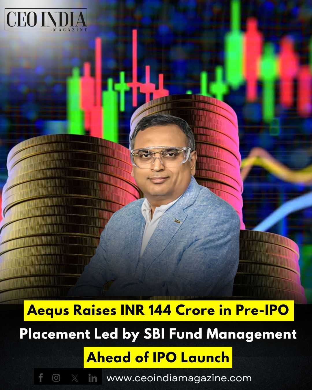 Aequs Raises INR 144 Crore in Pre-IPO Placement Led by SBI Fund Management Ahead of IPO Launch
