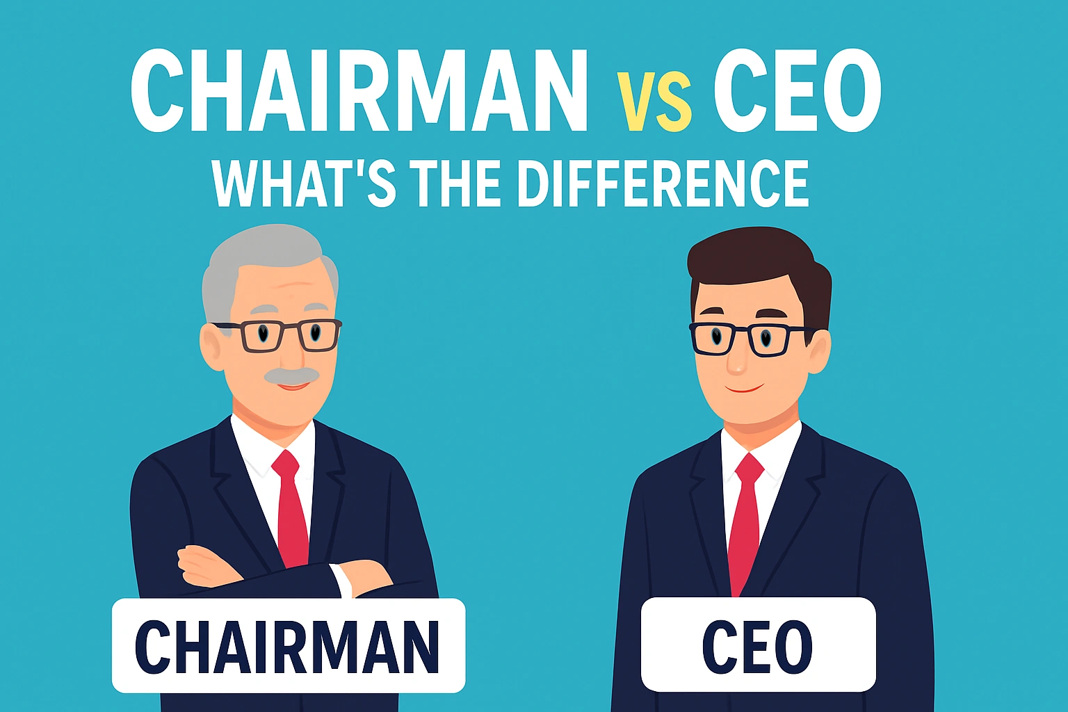 what is the difference between chairman and ceo
