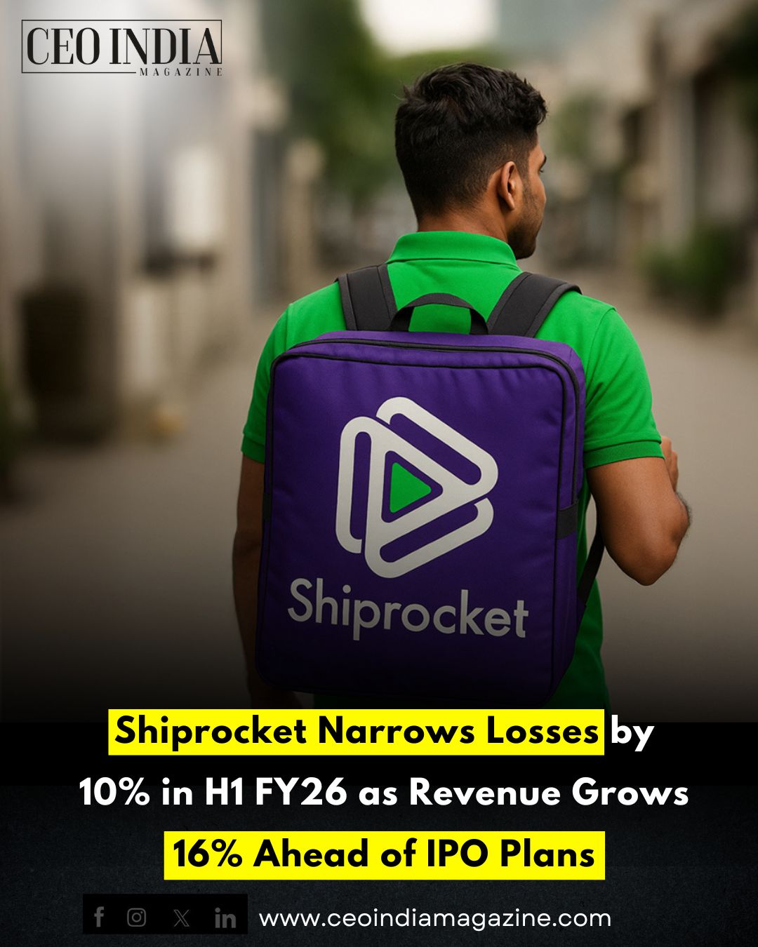 Shiprocket Narrows Losses by 10% in H1 FY26 as Revenue Grows 16% Ahead of IPO Plans